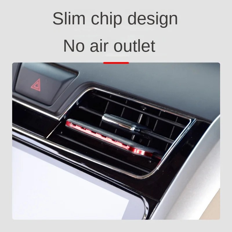 Car Perfume Air Conditioner Aromatherapy Invisible Balm Clip Light Fragrance Paddle Air Outlet Decoration Solid Odor Removal