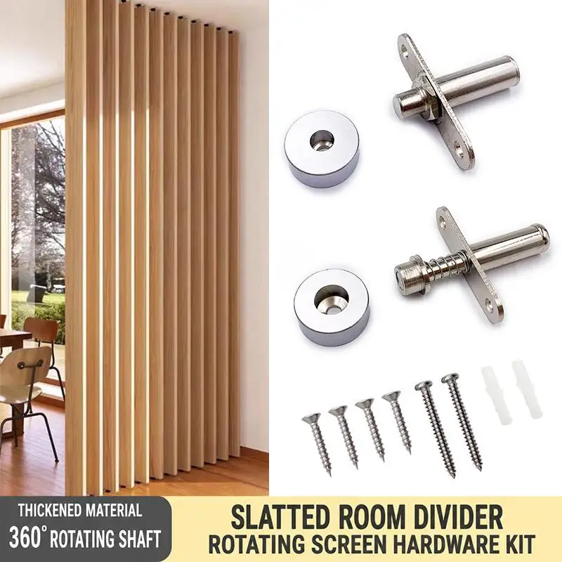 1Set 360 Degrees Heavy-Duty Rotation Mounting Hardware Adjustable Silent Pivot Windows Hinges Smooth Rotation Corrosion-Resista