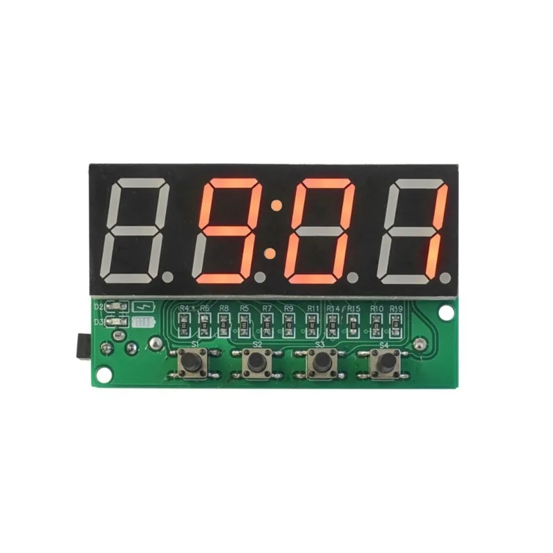 

Multi functional digital clock kit,charging electronic clock,temperature alarm,teaching,welding practice,circuit boardno battery