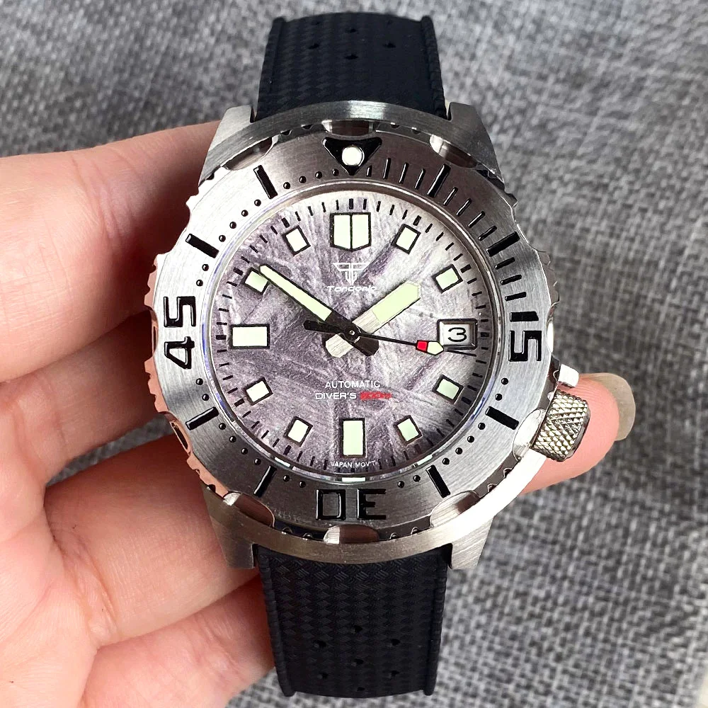 42mm Tandorio Monster V2 Diver Automatic Watch Men Sapphire Glass Date Day Waterproof Steel Clock MOP Dial Business Clock 300m