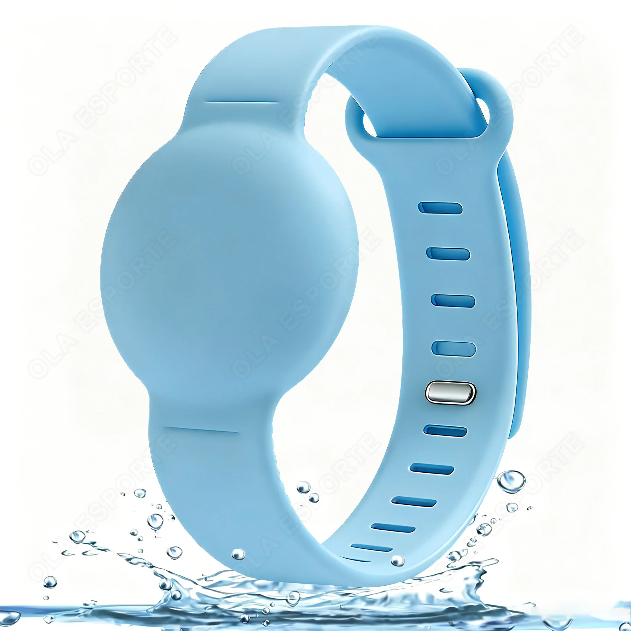 

Waterproof AirTag Bracelet for Kids, Hidden Silicone Wristband for AirTag,Secure Holder Strap Band for Child Toddler Protection