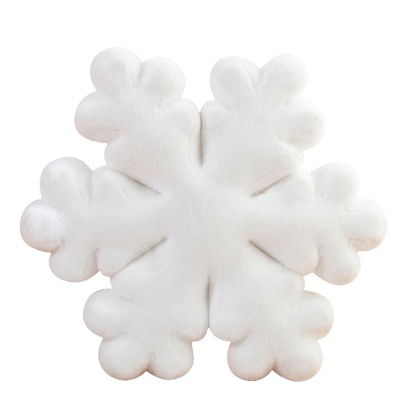 40/50/60cm Creative Funny Plush Snowflake Toys Super Stuffed Snow Pillow Kids Sleep Home Sofa Bed Cushion Gift For Kids