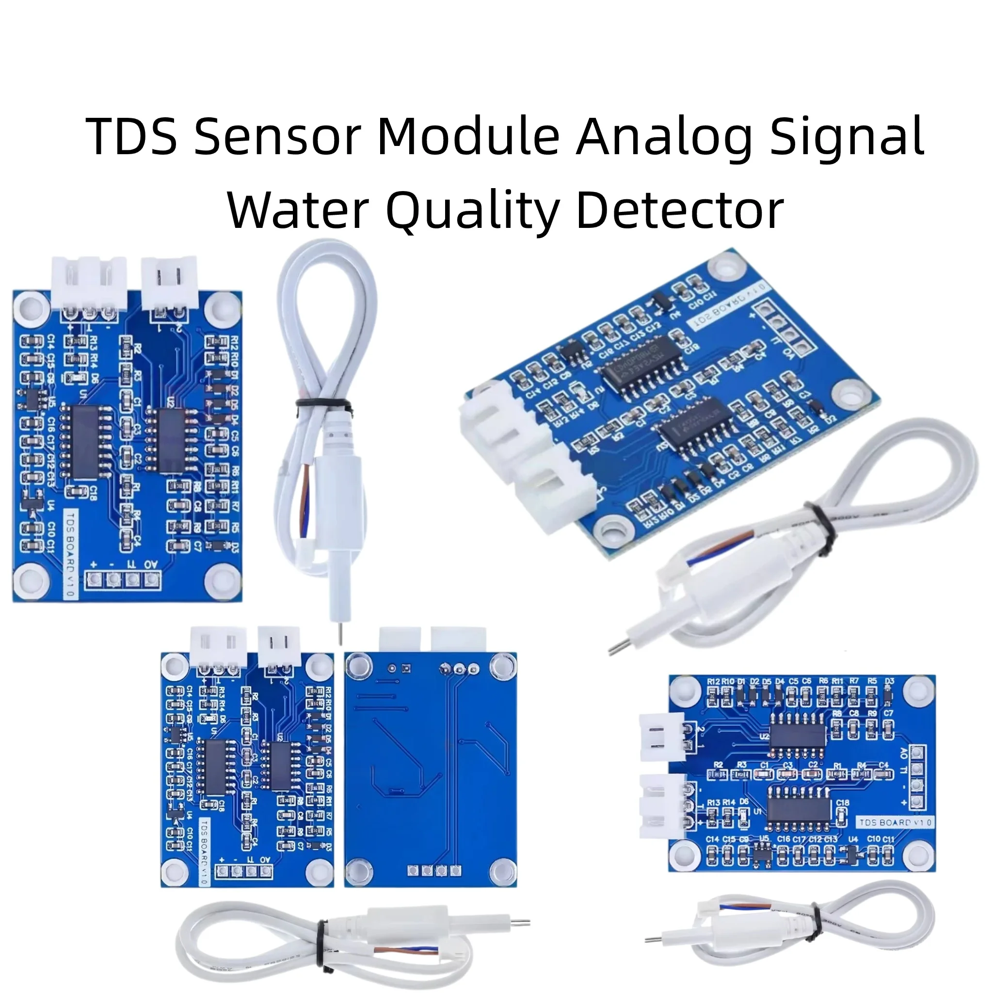 TDS Sensor Module Analog Signal Water Quality Testing Total Dissolved Solids Sensor for STM32 51 MCU DIY Project