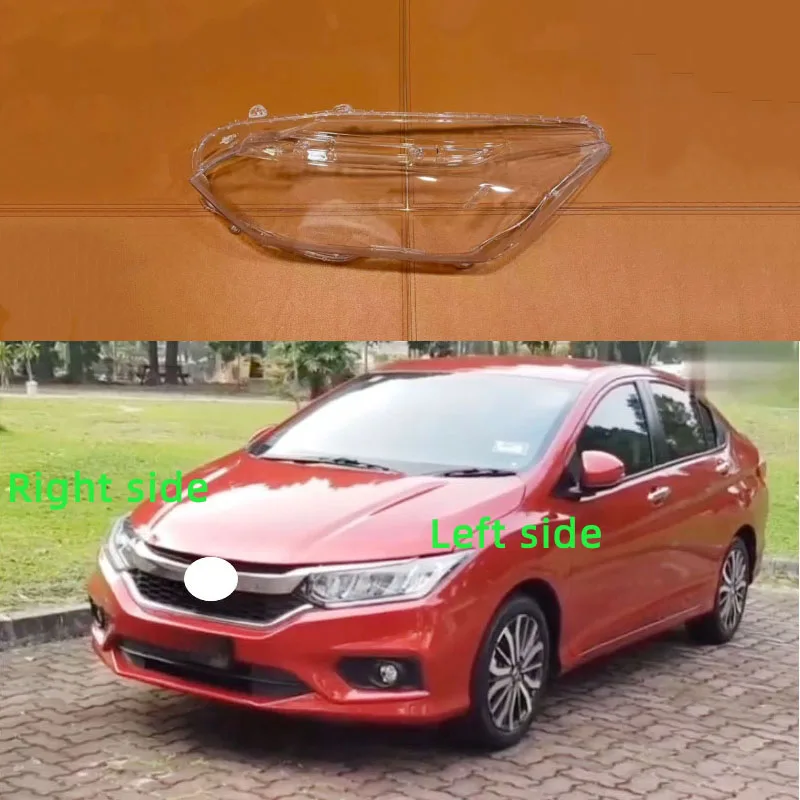 

For HONDA City 2018 2019 2020 2021 Car Headlight Shell Headlamp Cover Replacement Lamp Shade Headlamp Lens Glass