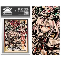 60PCS 62x89mm YU-GI-OH Card Sleeves Laser Picture Sleeves Illustration Anime Protector Card Cover for Board Games Trading Cards