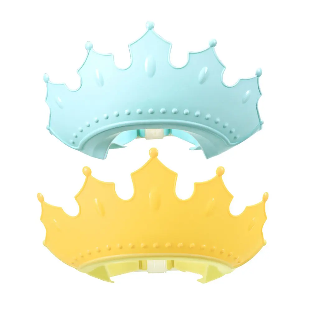 

2pcs Baby Shampoo Hat Adjustable Silicone Bathing Protection For Kids Waterproof Eye Ear Cover Baby Bath Supplies