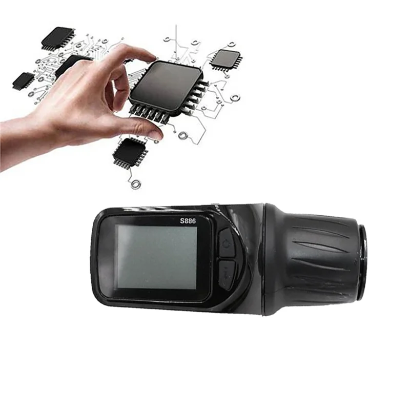 

1 шт., 24 В, 36 В, 48 В, 60 В, S886, панель ЖК-дисплея Ebike, регулировка с поворотной дроссельной заслонкой для электрического скутера, велосипеда (разъем SM 6PIN)