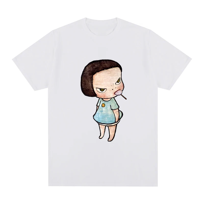 Yoshitomo Nara eat funny t-shirt Cotton Men T shirt New TEE TSHIRT Womens tops