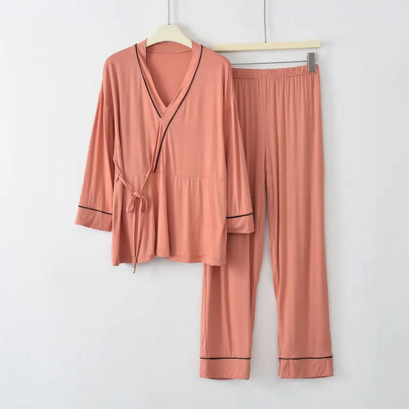 Autumn Women sets Sleepwear Nightwear Romantic Women\'s Pajamas Trousers Sets New in matching sets Spring