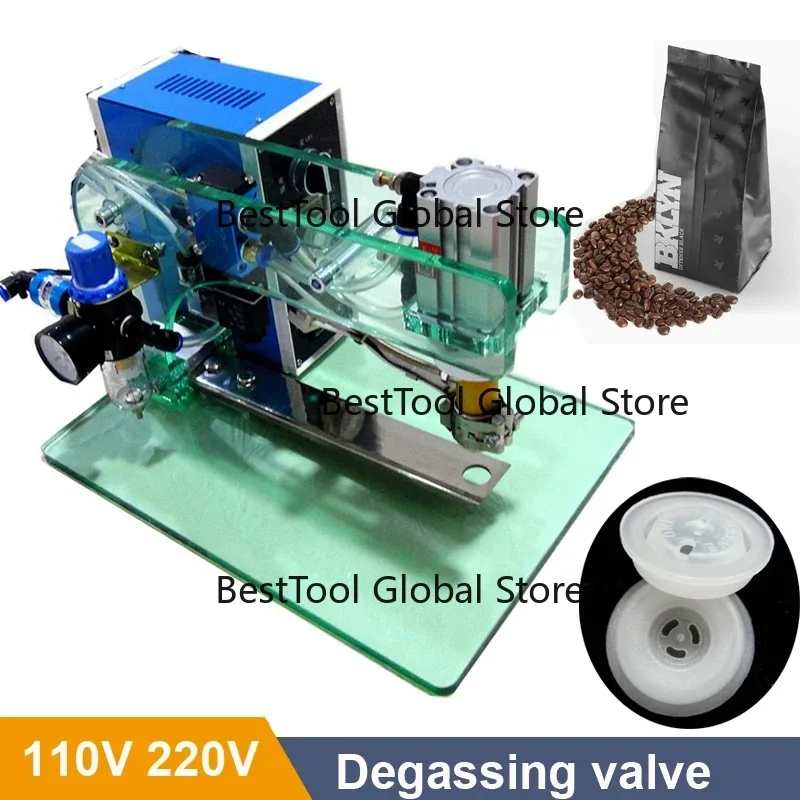 Semi Automatic 110V 220V Coffee Valve Applicator Machine For One Way Degassing Valve