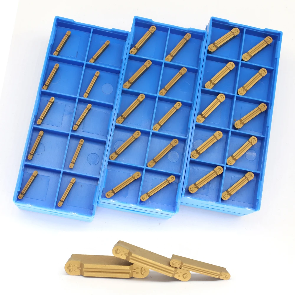 10Pcs MRMN200 MRMN300 MRMN400 NC3020 NC3030 PC9030 Turning Tools Carbide Inserts CNC Lathe Cutter Parting and Grooving Part