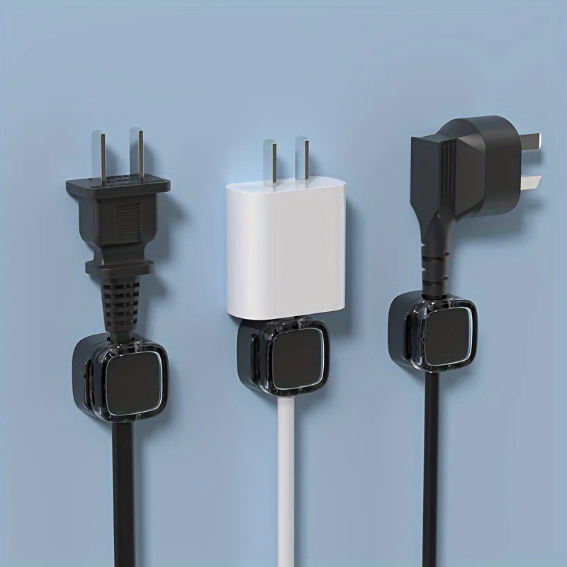 3 buah pengatur kabel Data magnetik transparan, tempat kabel Data gesper pengisian daya Desktop kabel Plug kait penyimpanan