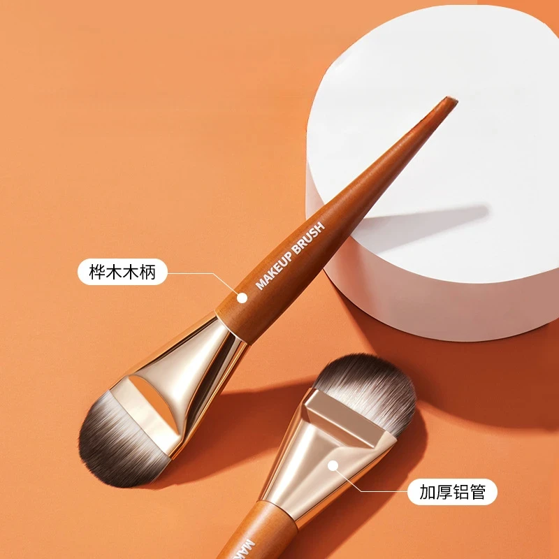 Makeup Brushes Foundation Professional Brush Tongue Shaped Liquid Foundation Concealer Brush Women Face Base Makeup Beauty Tools