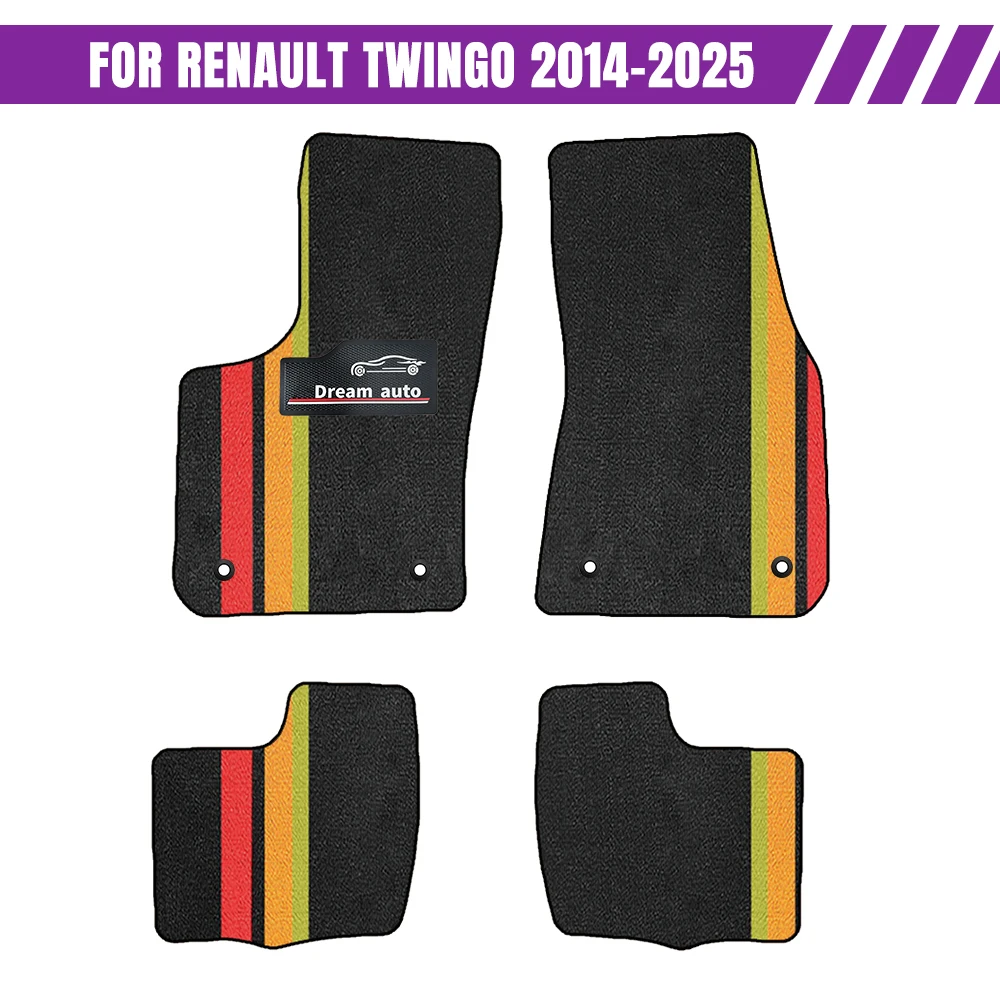 

Custom Car Floor Mats For Renault Twingo 2014–2025 Waterproof Auto Carpets Foot Coche Accessorie