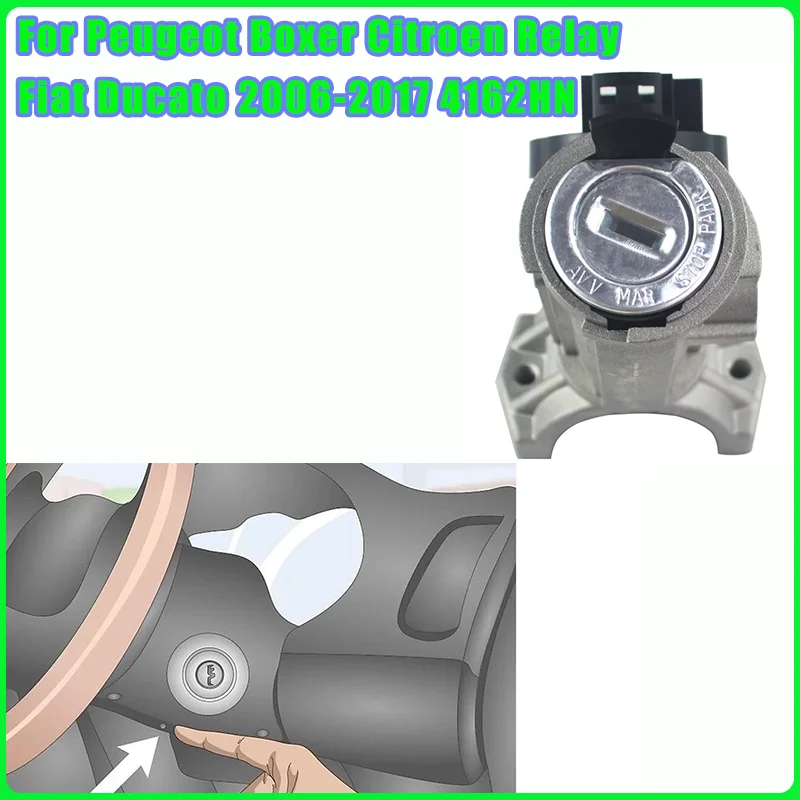 

Замок зажигания для Peugeot Boxer Citroen, реле Fiat Ducato 2006, 2007, 2008, 2009, 2010, 2011, 2012 2017, 4162HN