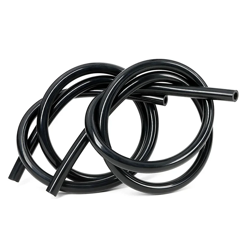 1M/5M10M Black Silicone Tube Flexible Rubber Hose ID 0.3 0.5 0.6 0.7 0.8 0.9 1 1.2 1.3 1.4 1.5~38mm Flexible Soft Silicone Tube