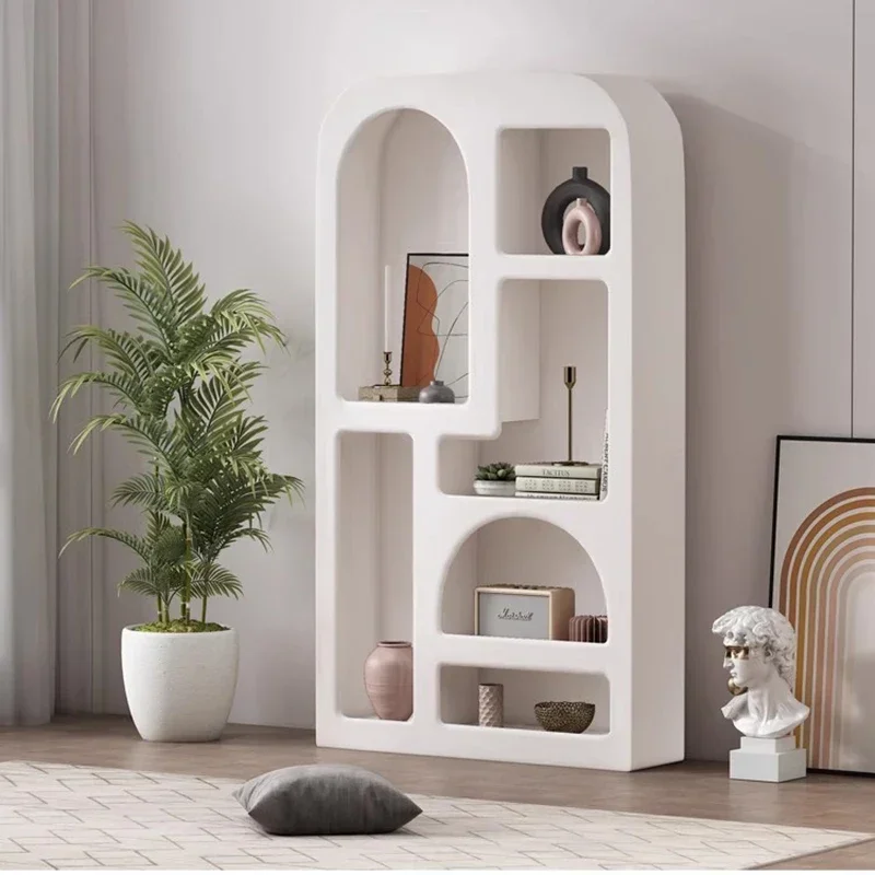 Elegant Magazine Bookcases Plant Display Elegant Living Room Italian Bookshelf Designer Organizer Estanterias Furniture White