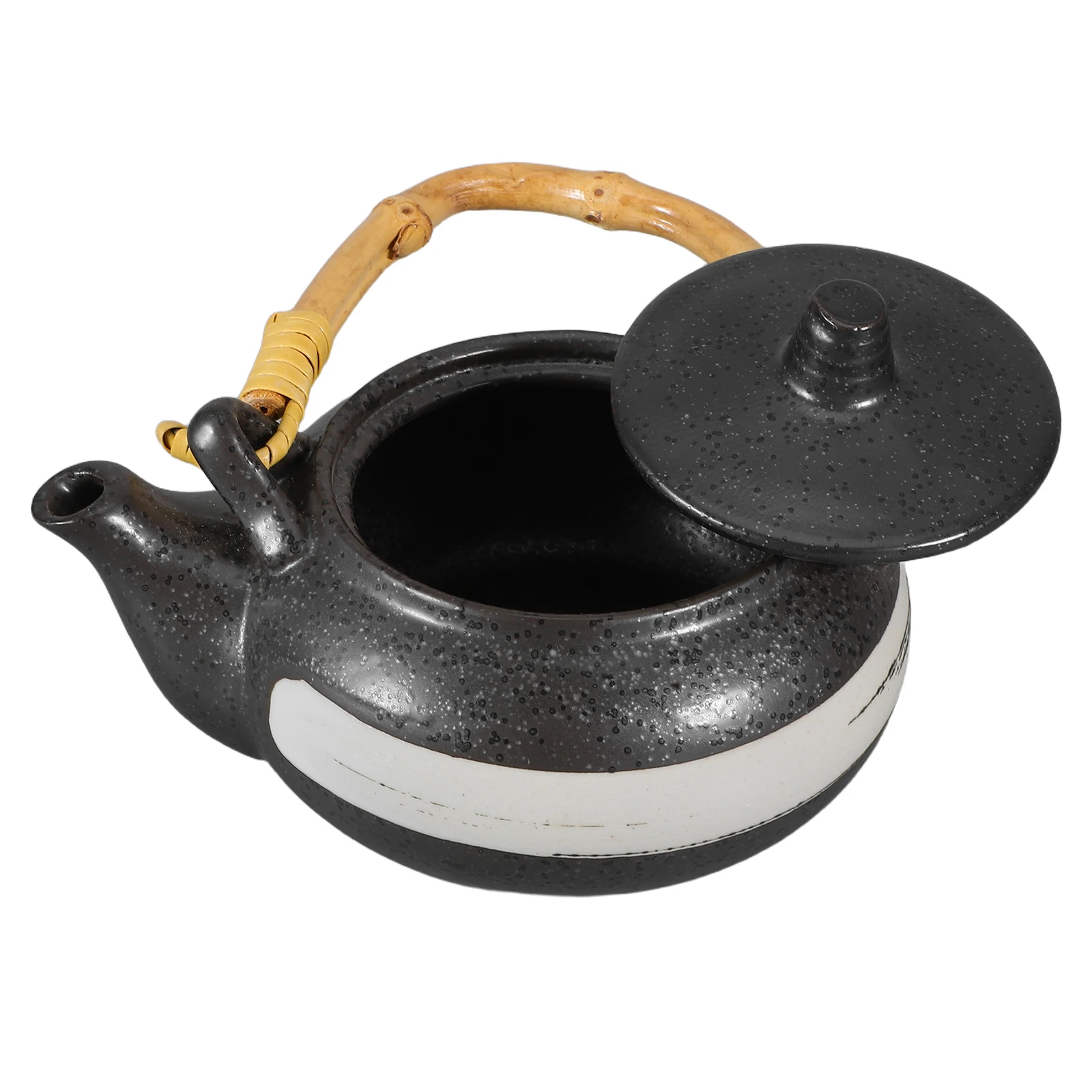 

Ceramic Teapot Retro Japanese Design Unique Porcelain Teaware Coffee Pot Home Office Restaurant Portable Tea Kettle Longlasting