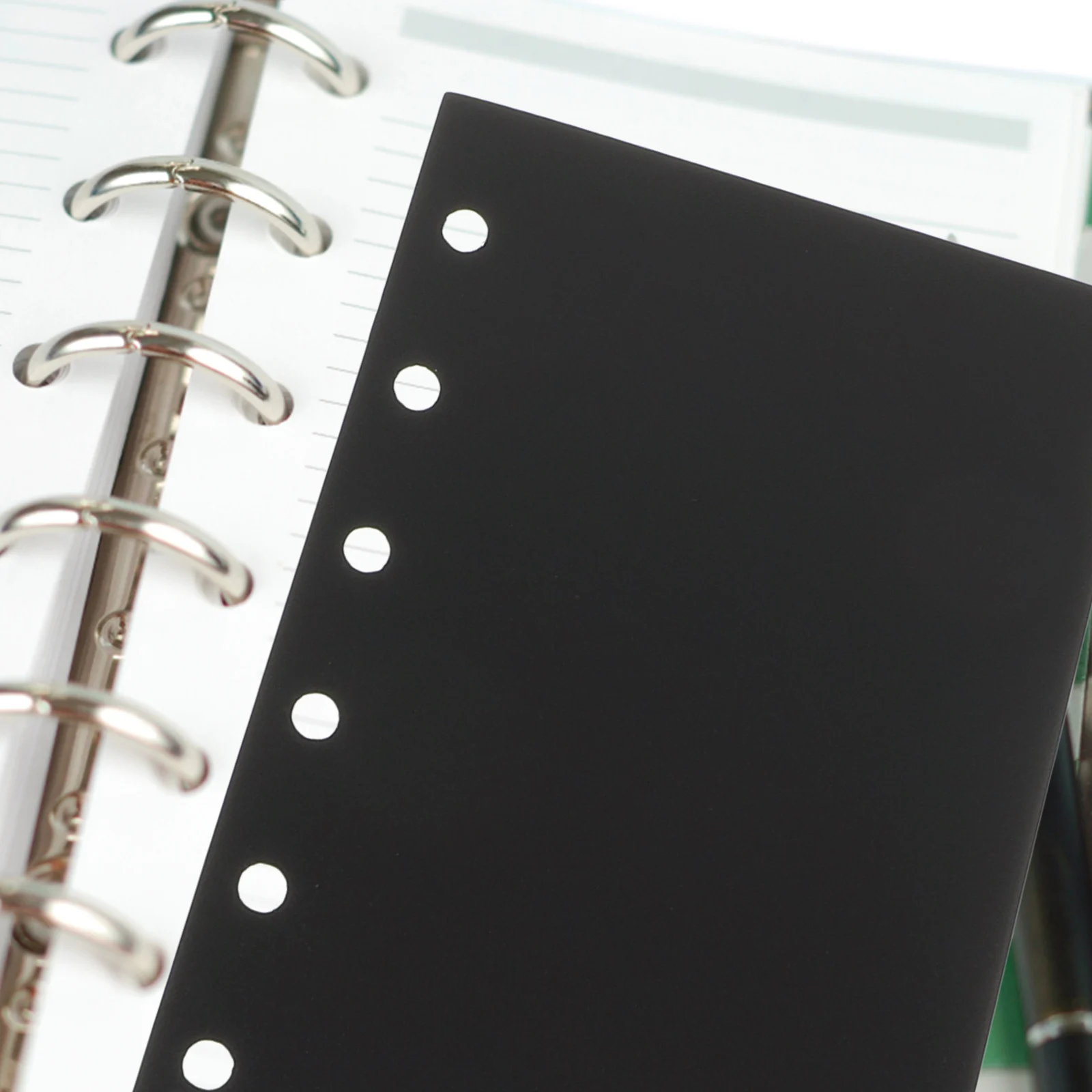 

6 Sheets Plastic Binder Dividers 6 Ring Tabs Divider Page Separator For Notebook Organizer Indexing Dividers Page