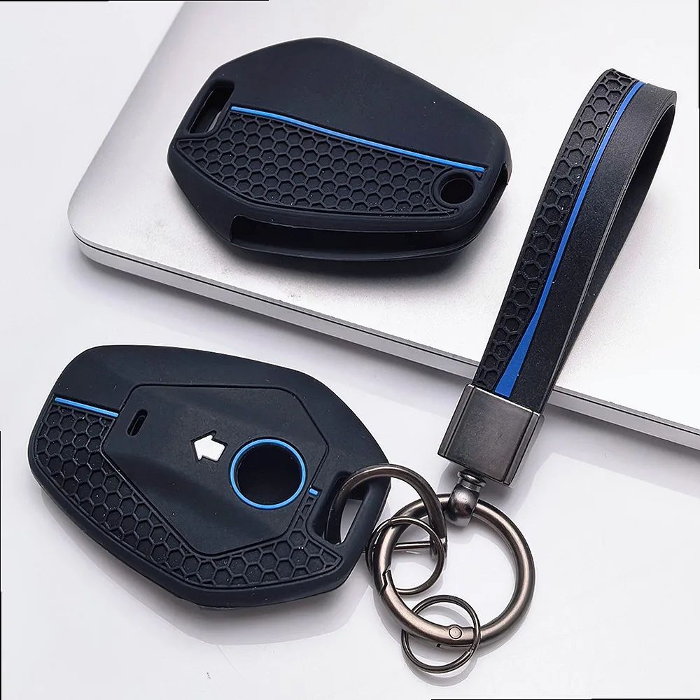 Key Fob Cover for BMW R1250GS R1200GS Motorrad F850GS F750GS K1600B K1600GT K1600GTL with Keychain Anti-Scratch Shockproof