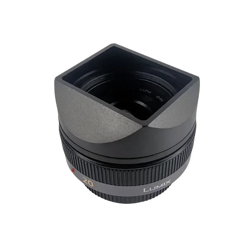 パナソニック LUMIX G 20mm F1.7用キャップ付きネジ式メタルスクエア