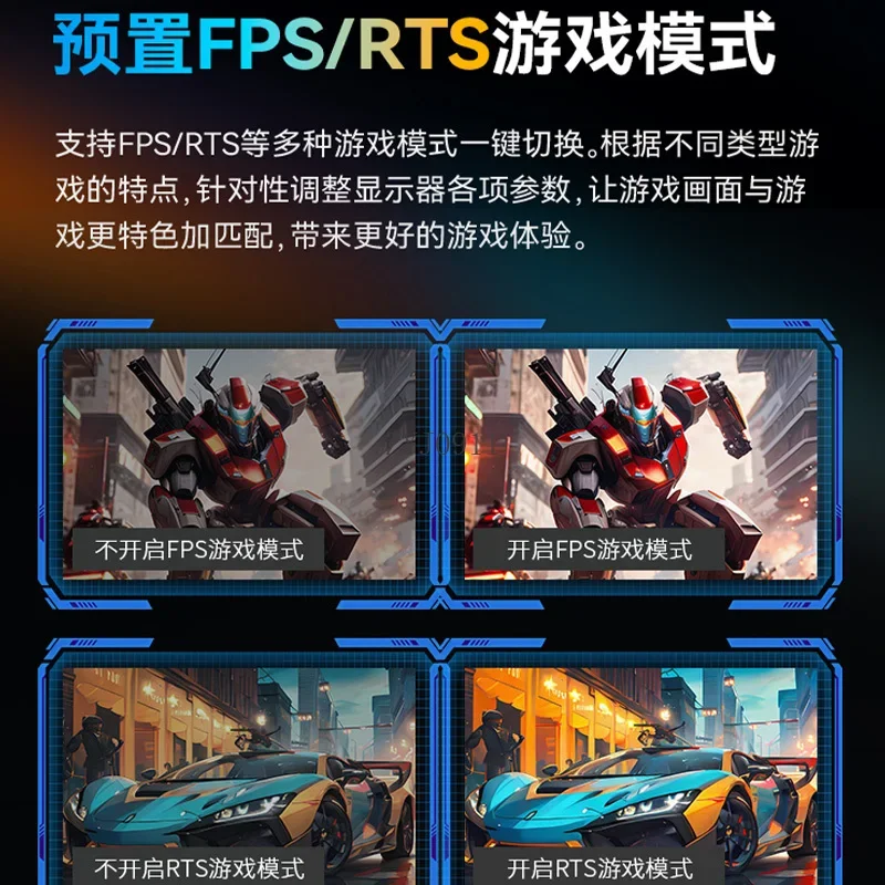 * Monitor da gioco 1MS LCD veloce IPS veloce da 27 pollici 2k180Hz P27H2R