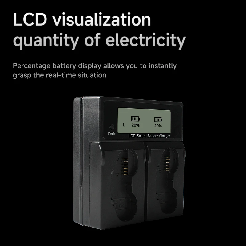 1PC LCD Dual Quick EN-EL4A EN-EL4 EN EL4A EL4 Battery Charger cargador for Nikon D2 D2Z D2H D2Hs D2Xs D2XD3 D3S D300 D3X F6