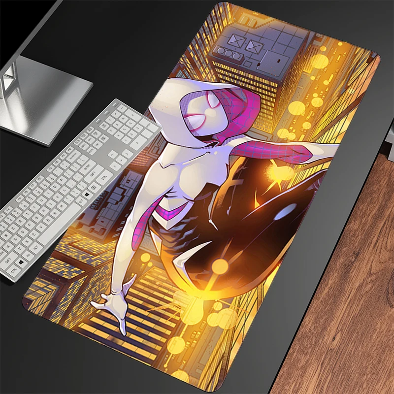 Коврик для мыши «Паук-паук» Гвен Профессиональный большой спортивный игровой коврик Speed Lock Edge Game Расширенный настольный коврик Коврик для мыши Коврик для клавиатуры