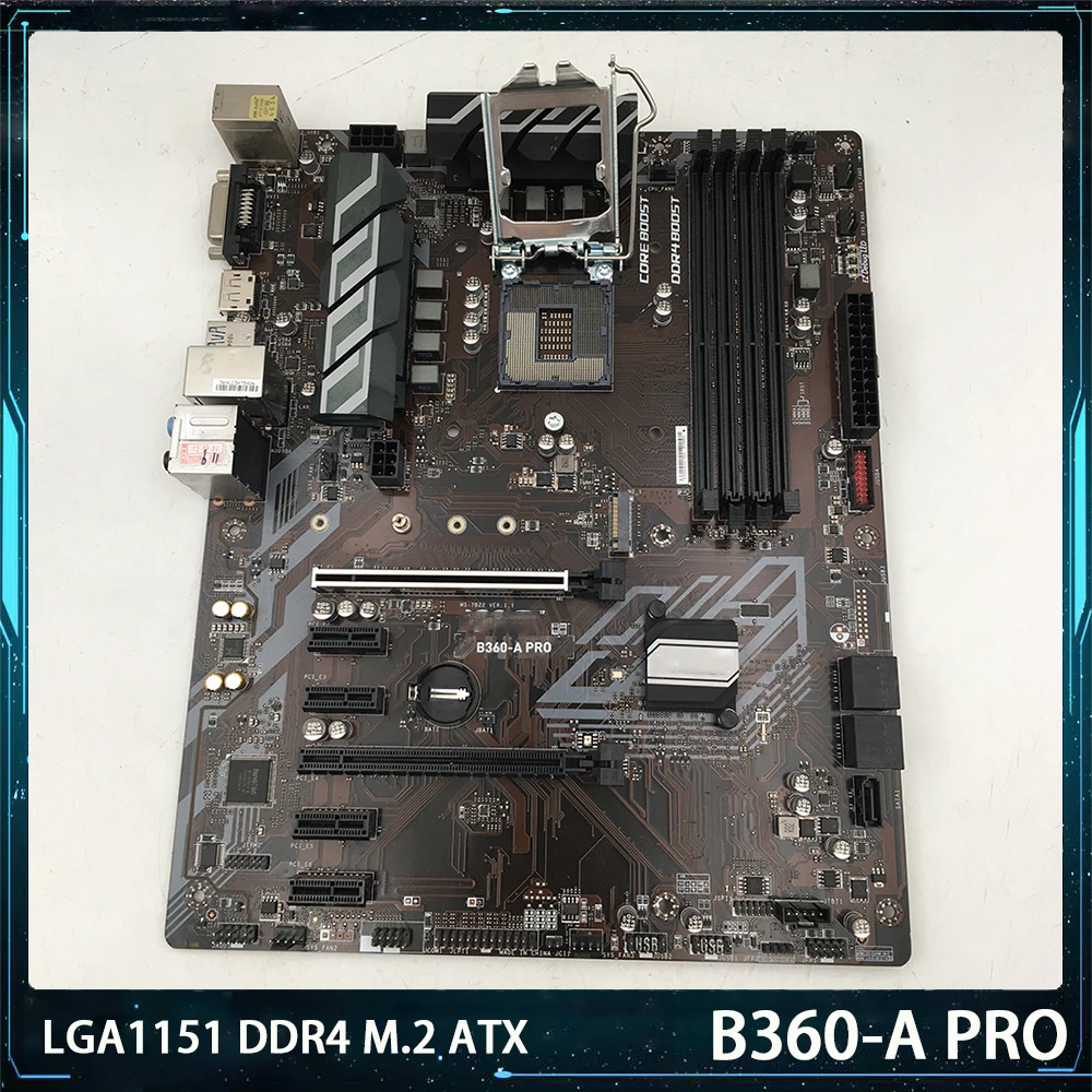 B360-A PRO For Msi LGA1151 DDR4 64G SATA3*5 M.2 USB3.1 ATX Desktop Motherboard