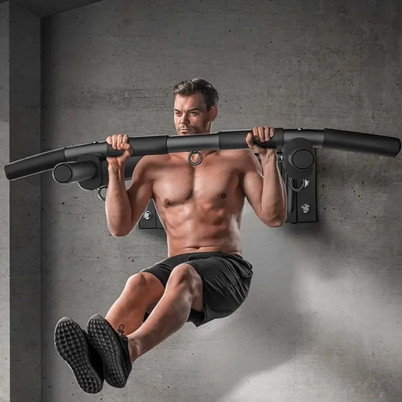 

Perforated Wall Horizontal Bar Pull-up Wall Safety Household Indoor Double Bar Sandbag Shelf Exercise