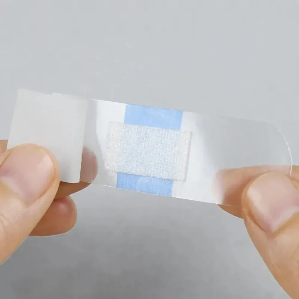 120pcs Waterproof Bandages Transparent Breathable Invisible Wound Plasters Swimming Showering Scar Baby Clear Bandages