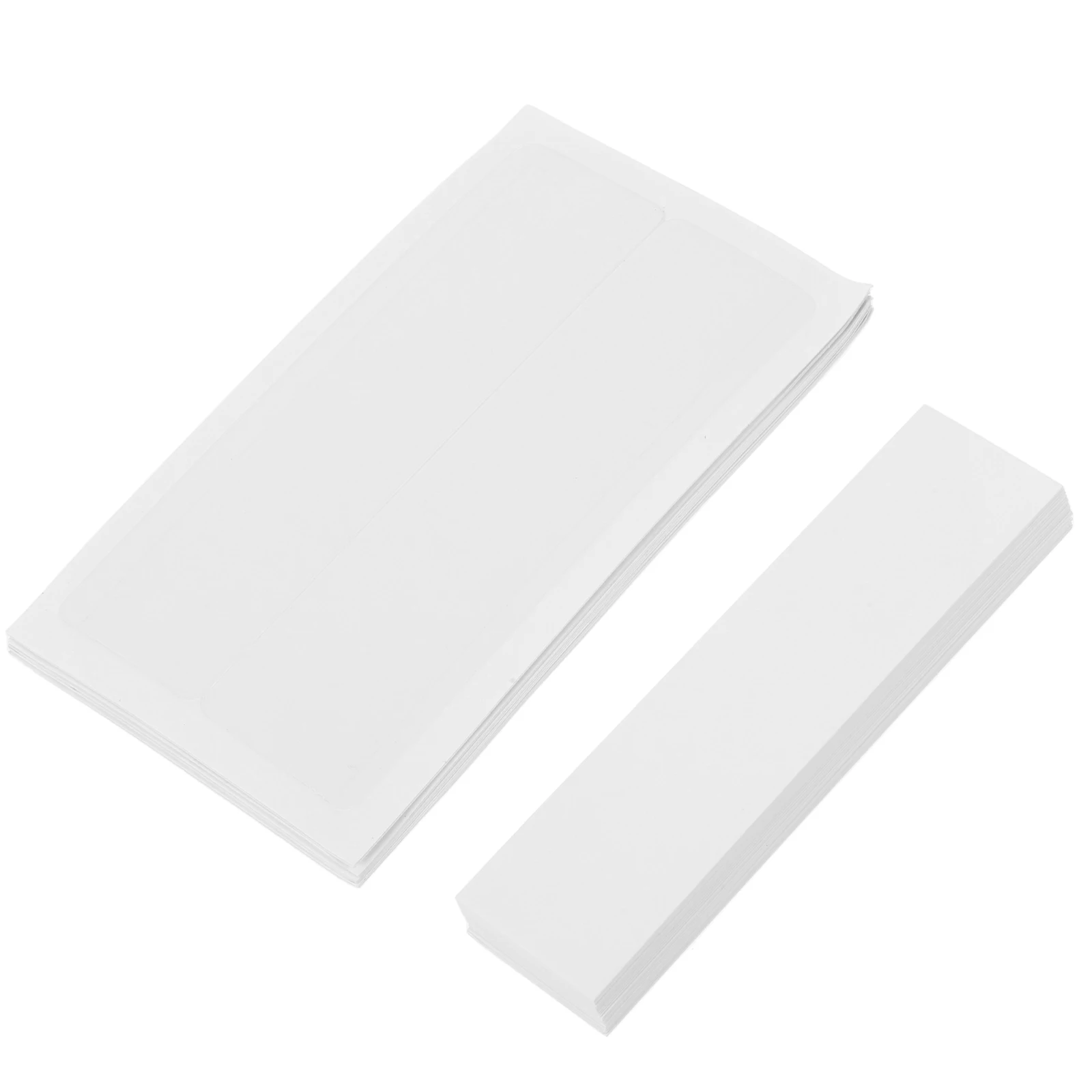 

1 set Label Bag Clear PVC Adhesive Pockets for Shelf Tags File Folder Binder Classroom Plastic Sleeves Document Holder