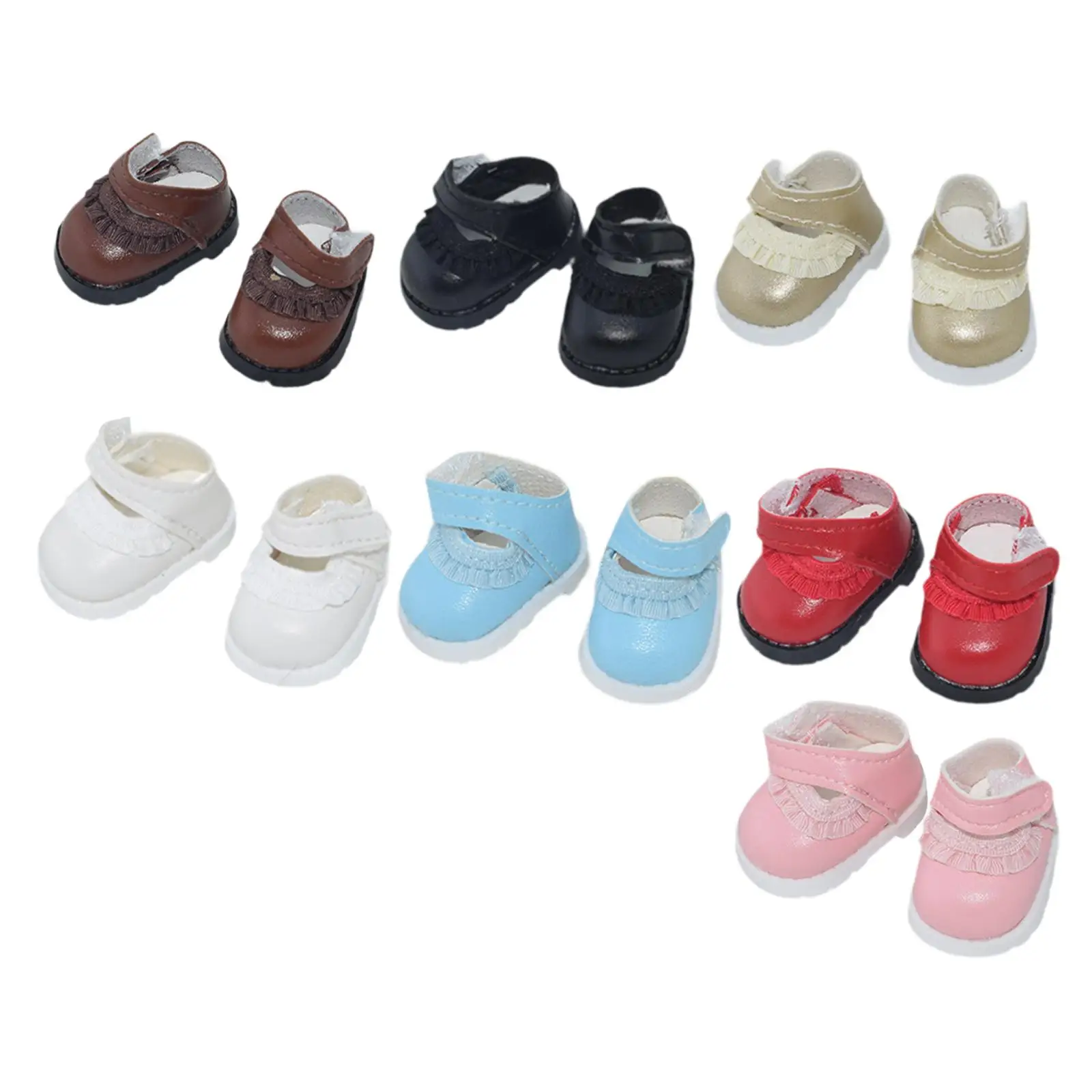 17 cm miniatuur pop schoenen, pop accessoires, handgemaakt, comfortabele meisje pop outfits DIY pop speelgoed voor kleine meisjes cadeau kinderen speelgoed