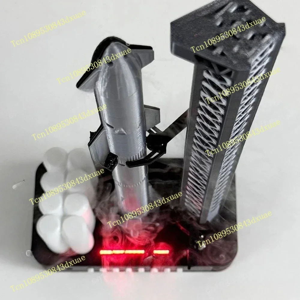 Starship Model Humidifier with Altitude Restoration & Recovery Function 3D Printed
