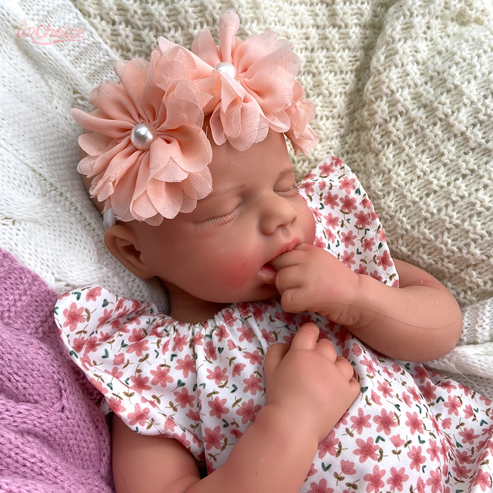 손으로 만든 방수 20" 실리콘 아기 소녀/소년 Loulou 3D 피부 재탄생 인형 부드러운 생활적인 무게를 가진 열린 입 인형 반대로 스트레스 장난감