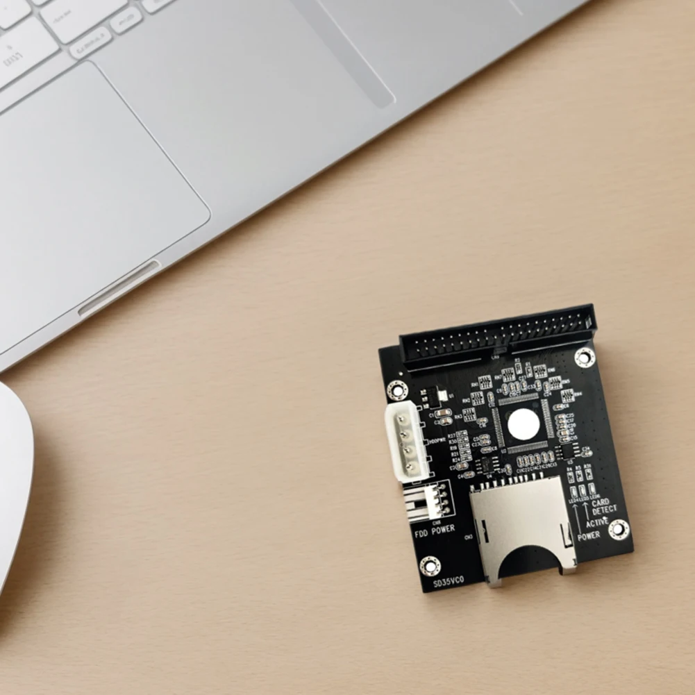 SD para IDE 3,5 Polegadas 40Pin IDE Adaptador de Unidade de Disco Rígido 40Pin Adaptador Macho Compatível com DOS/Linux/Windows 98/XP/VISTA/NT