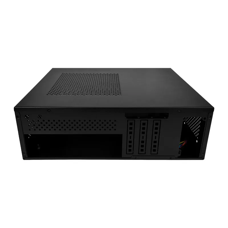 GM105 Mini PC Case,8L Volume Vertical Horizontal Install,Support Flex 1U Power Supply MATX Motherboard Desktop Compact Computer