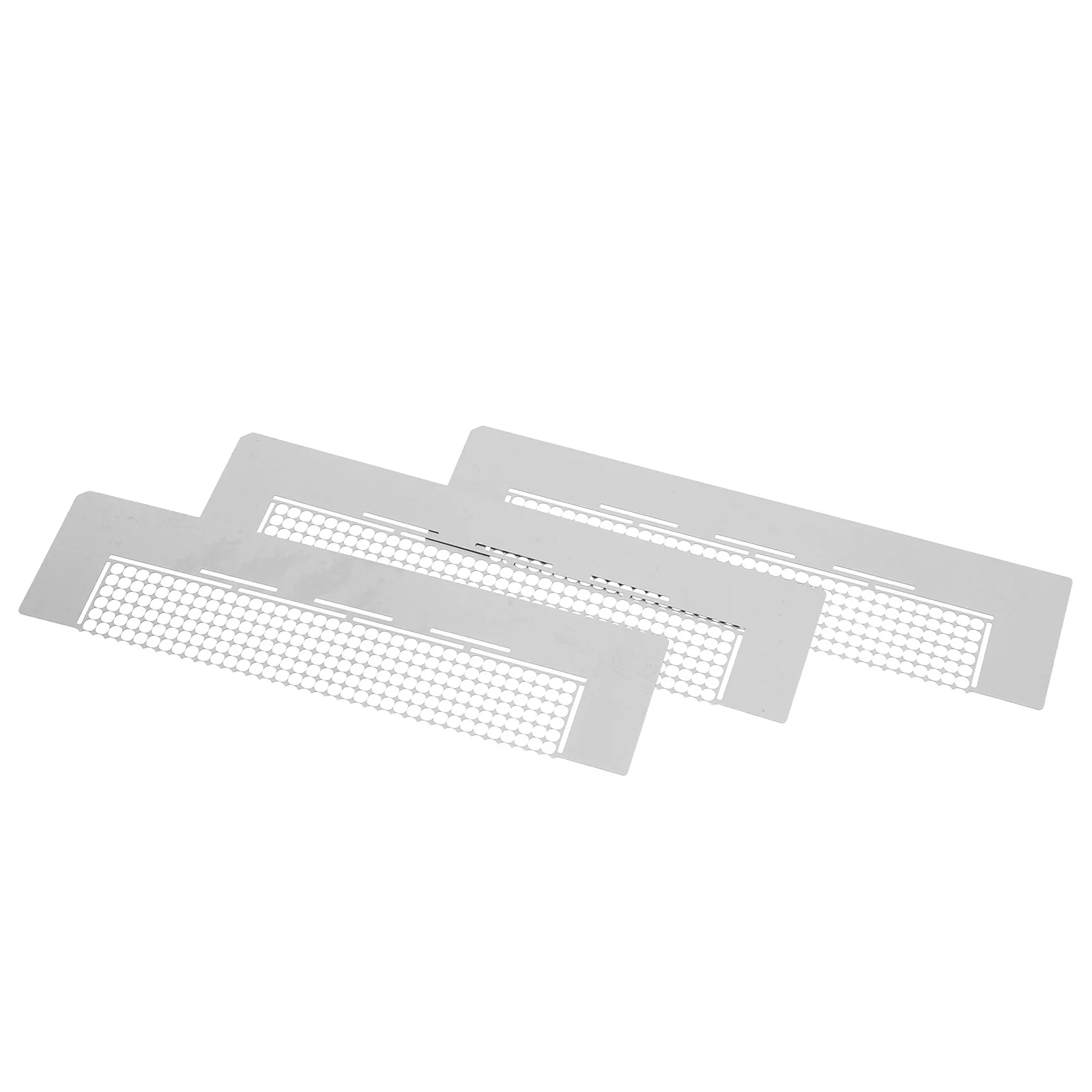 

3Pcs Metal Ruler for Stainless Steel Grid Art Tool DIY Rhinestone Embroidery Drawing Locator Kit