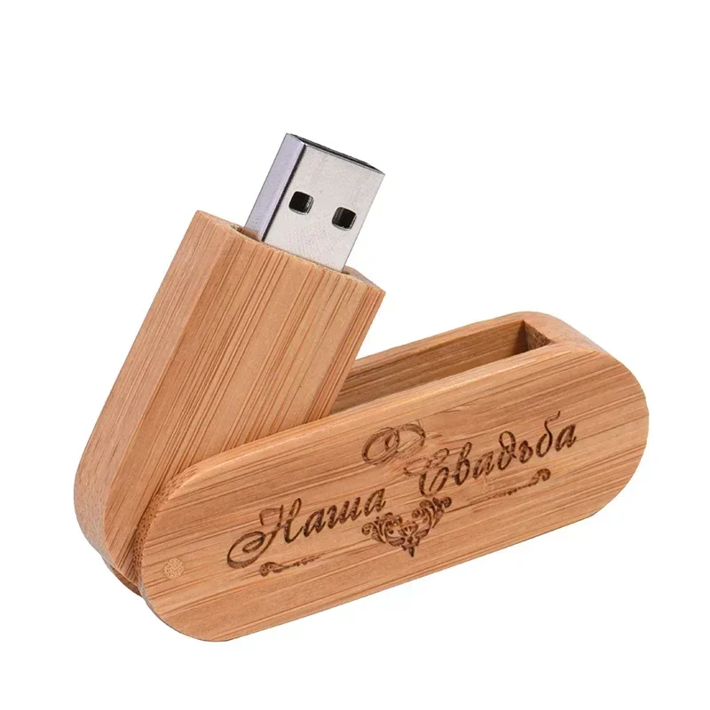 Clé USB 2.0 en bois avec logo personnalisé gratuit, clé USB, clé USB, cadeaux d'entreprise de mariage, 4 Go, 8 Go, 16 Go, 32 Go, 64 Go, lot de 30 pièces