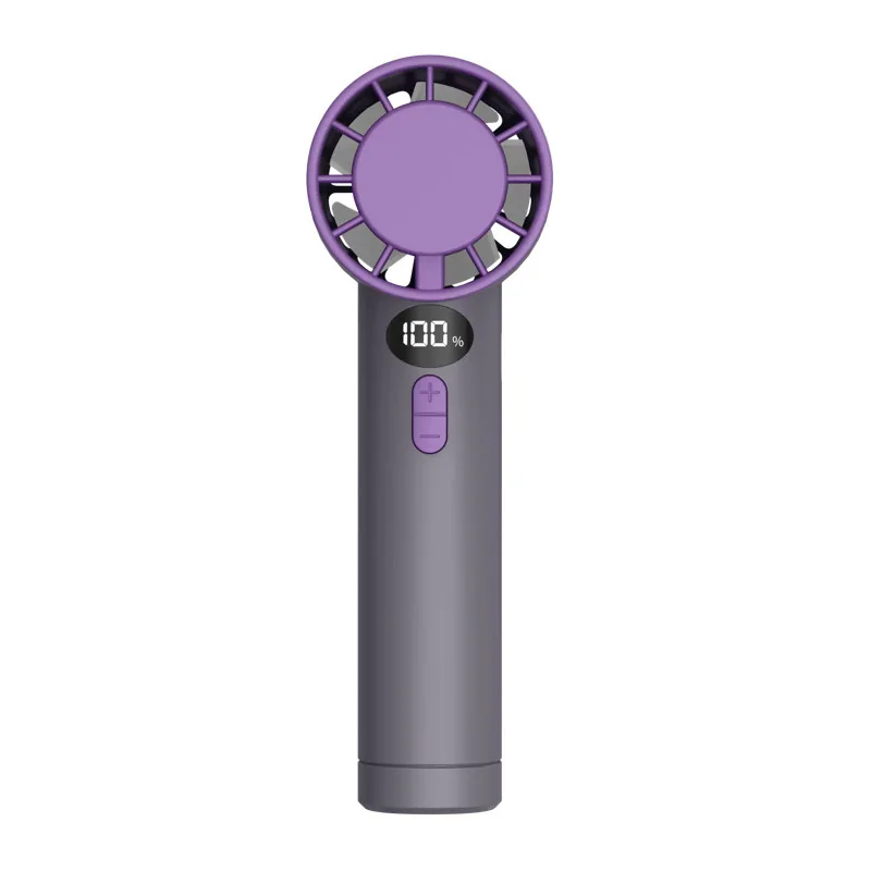 The New High-speed Fan Screen Shows 100-speed Violent Small Fan Handheld Fan Portable Large Wind