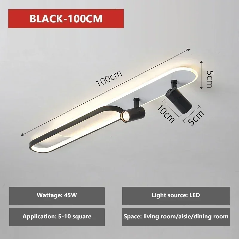DAMIASMIL Nordic LED Decke Lampen Für Wohnzimmer Korridor Garderobe Decke Licht Mit Scheinwerfer Kronleuchter Wohnkultur Beleuchtung Leuchte 10