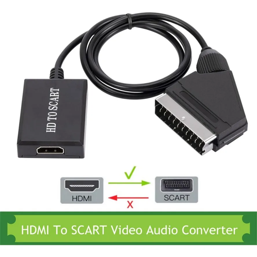LccKaa 1080P HDMI-متوافق مع محول صوت الفيديو الراقي لـ HD TV DVD لـ Sky Box STB التوصيل والتشغيل كابل تيار مستمر #2