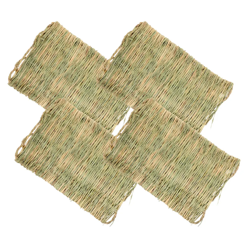 

4pcs Liners Chicken Coop Egg Laying Egg Laying Mats Breathable Chicken Nesting Pads For Eggs Grass Pads Pet Supplies Nest Box