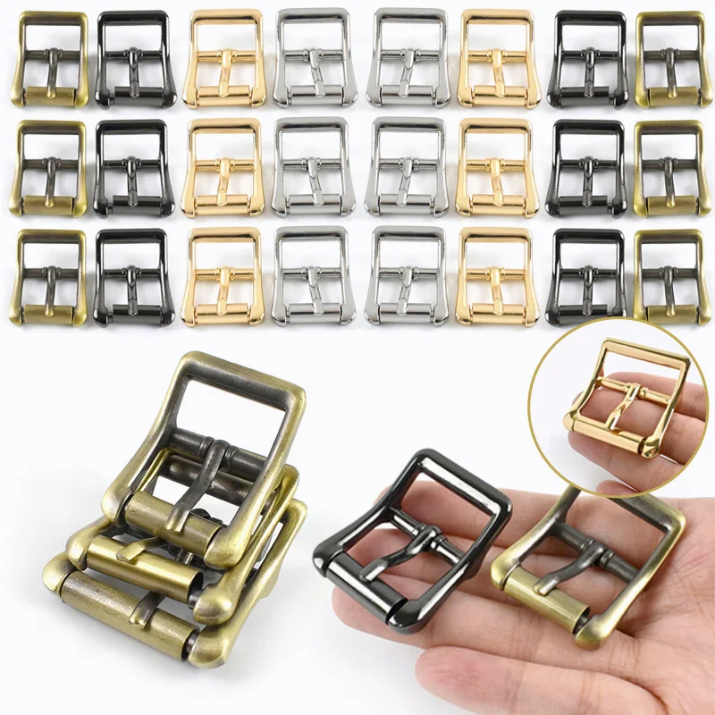 

5/10Pcs 20/25/32mm Metal Belt Buckles Pin Clasp Bag Strap Adjuster Webbing Waistband Roller Slider Hook DIY Hardware Accessories