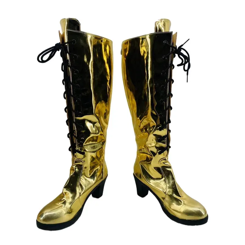 1236 Vocaloid Megurine Luka (Formula Ver) أحذية كوسبلاي أحذية أداء معرض الرسوم المتحركة التربيعية