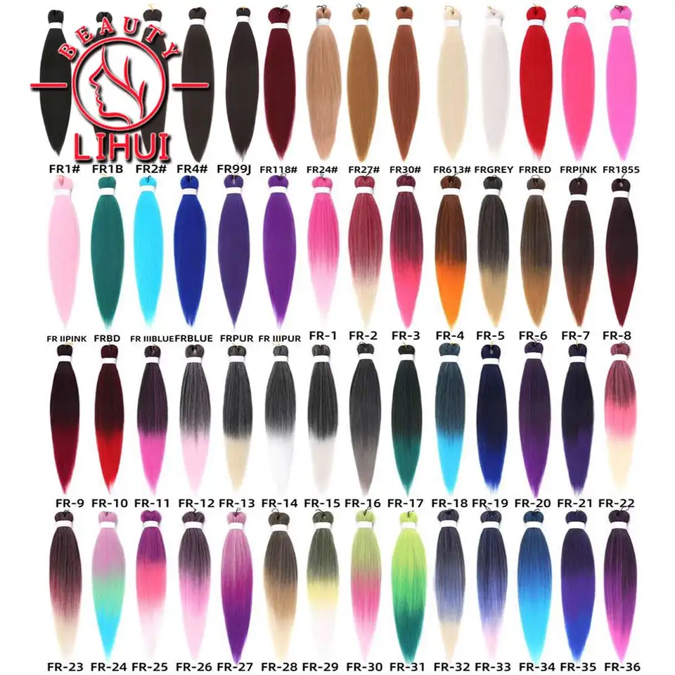 Extensiones para Trenzas Preestiradas Fáciles de 26 Pulgadas Rubio 613 Trenzas Jumbo Sintéticas Paquetes de Cabello Lacio Yaki Crochet Braid 6