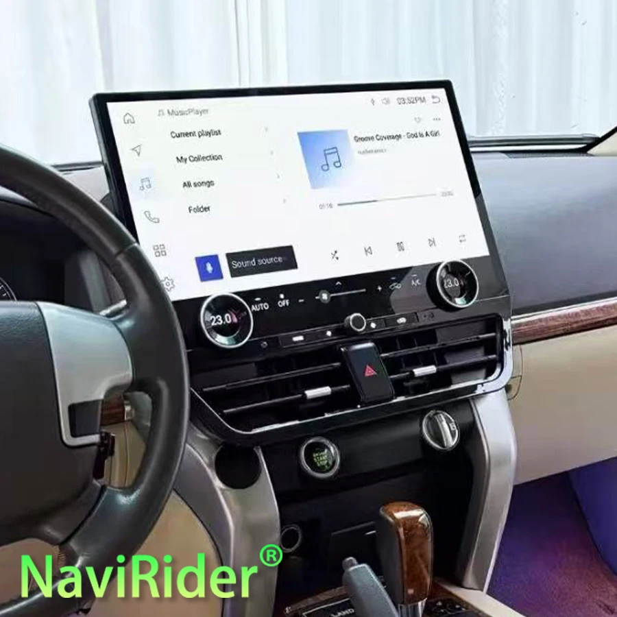 

19,8-дюймовый QLED-экран автомобильной магнитолы для Toyota Land Cruiser 200 LC200 2008-2021, Android Auto, стерео, медиаплеер, CarPlay, головное устройство