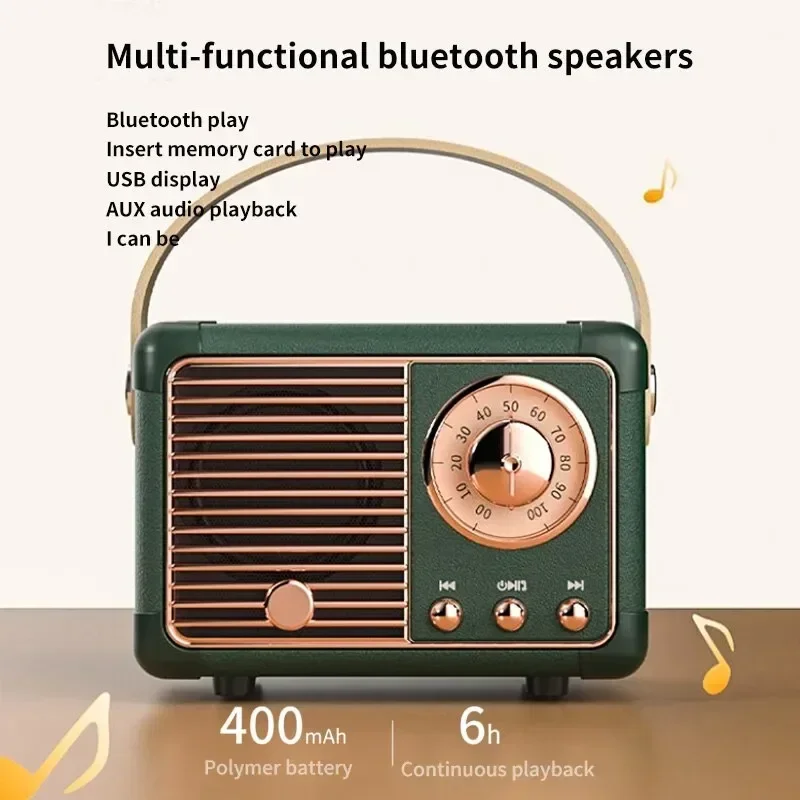 

New Portable Bluetooth Speakers Wireless Bass Subwoofer Waterproof Outdoor for Car Stereo Loudspeaker Music Box for Ios Android