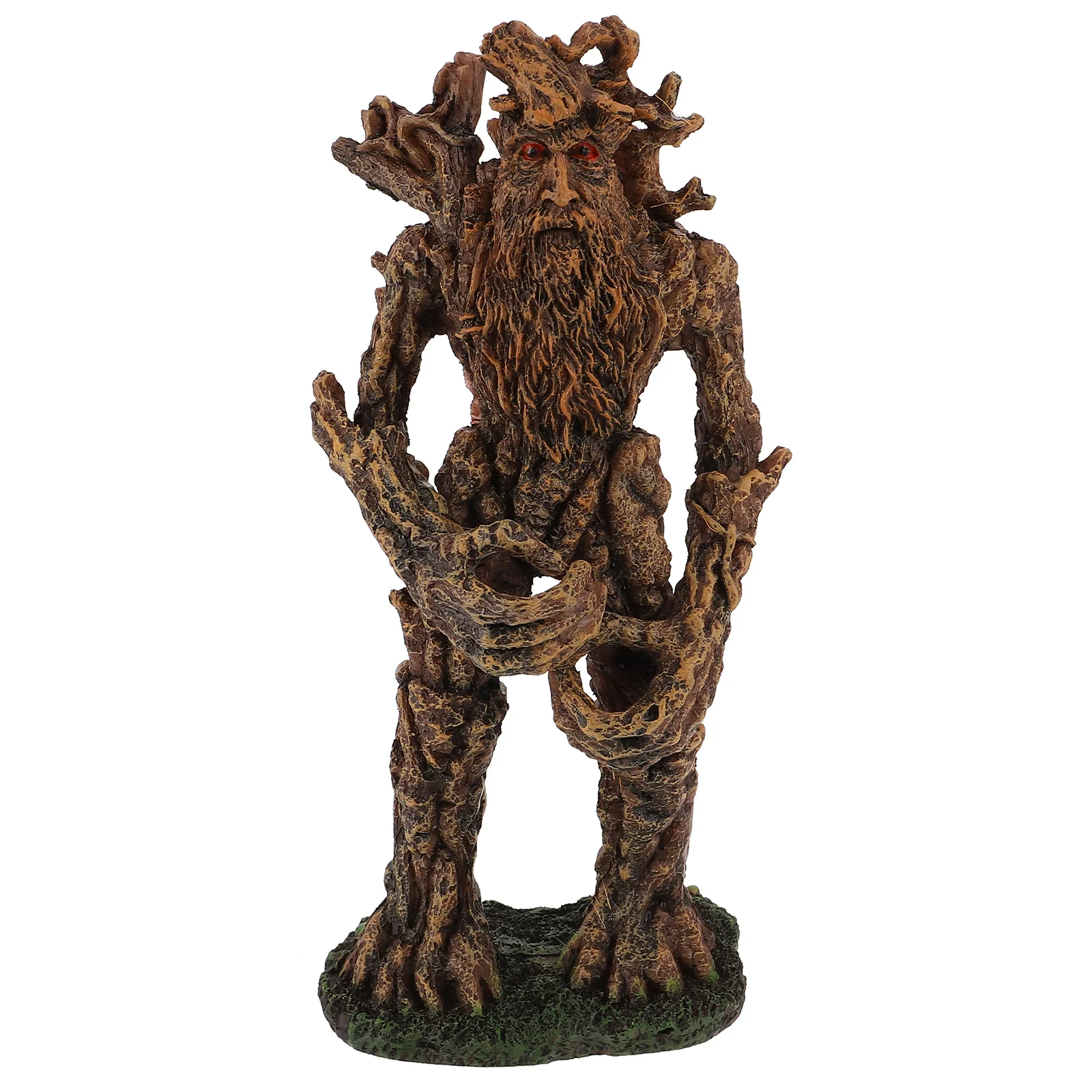 

Aquarium Ornaments Decor Fish Tank Statue Decorative Model Landscaping Adornment Resin Treeman Figure Plant