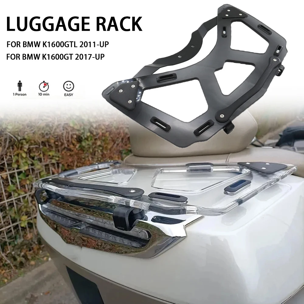 

NEW Motorcycle Rear Luggage Rack Support Rear Solo Seat Top Case Box For BMW K1600GTL 2011-up K1600GT 2017-up